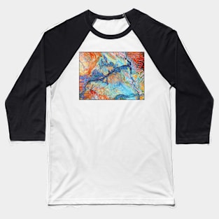 Landsat image of Bighorn Basin, USA (E500/0100) Baseball T-Shirt